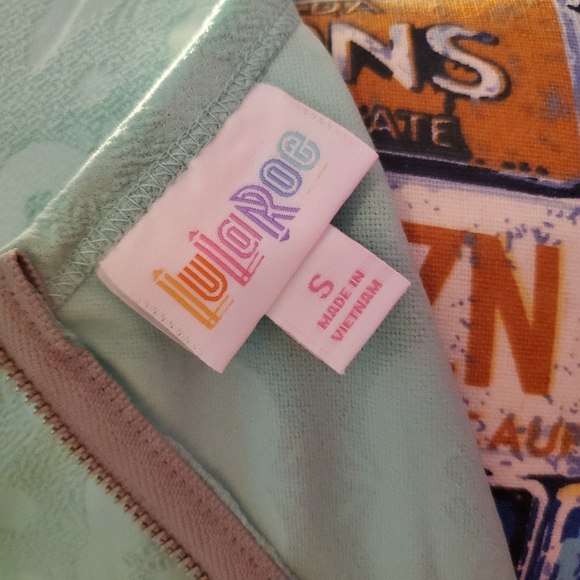 NWT SMALL LULAROE AMELIA DRESS MINT GREEN - Picture 6 of 7